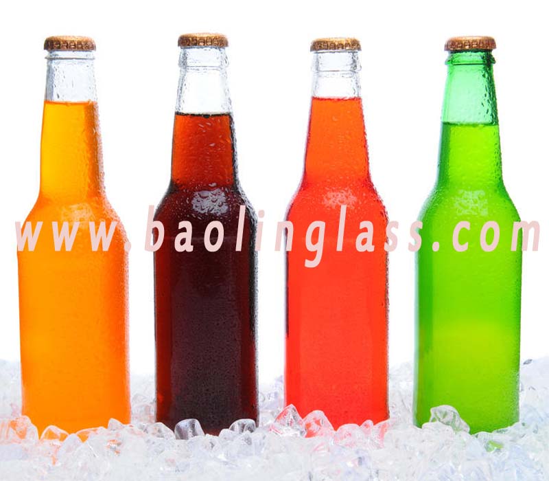 Carbonated Beverage Glass Bottle