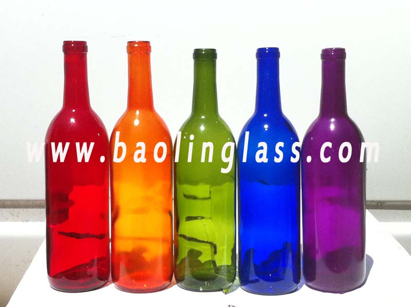 Red Wine Glass Bottle