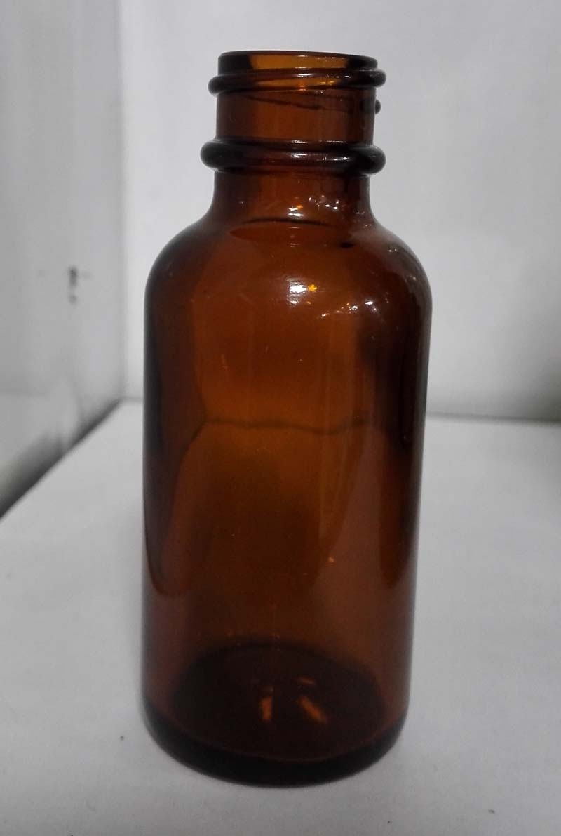 30ml amber Boston glass bottle for pharmaceutical use in stock