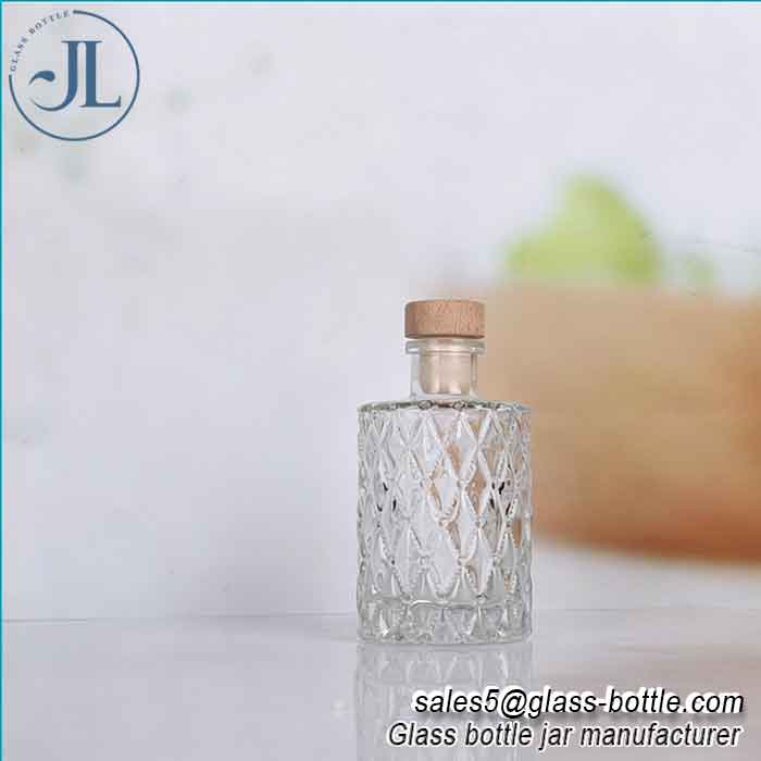 200ml high quality fragrance aroma diffuser glass bottle with cork