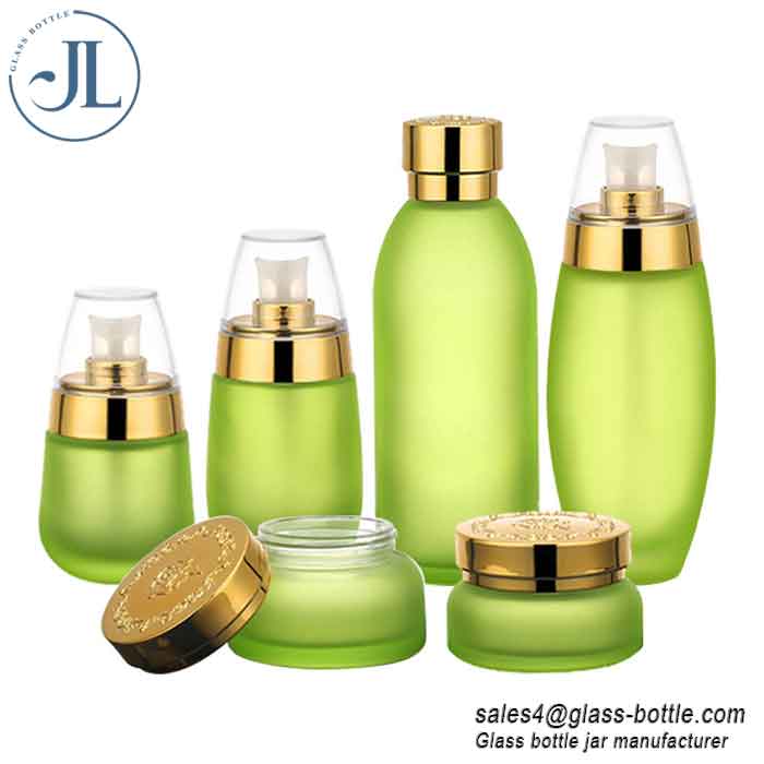 Fresh Skincare Green Bottle with Carved Lid in Assorted Styles