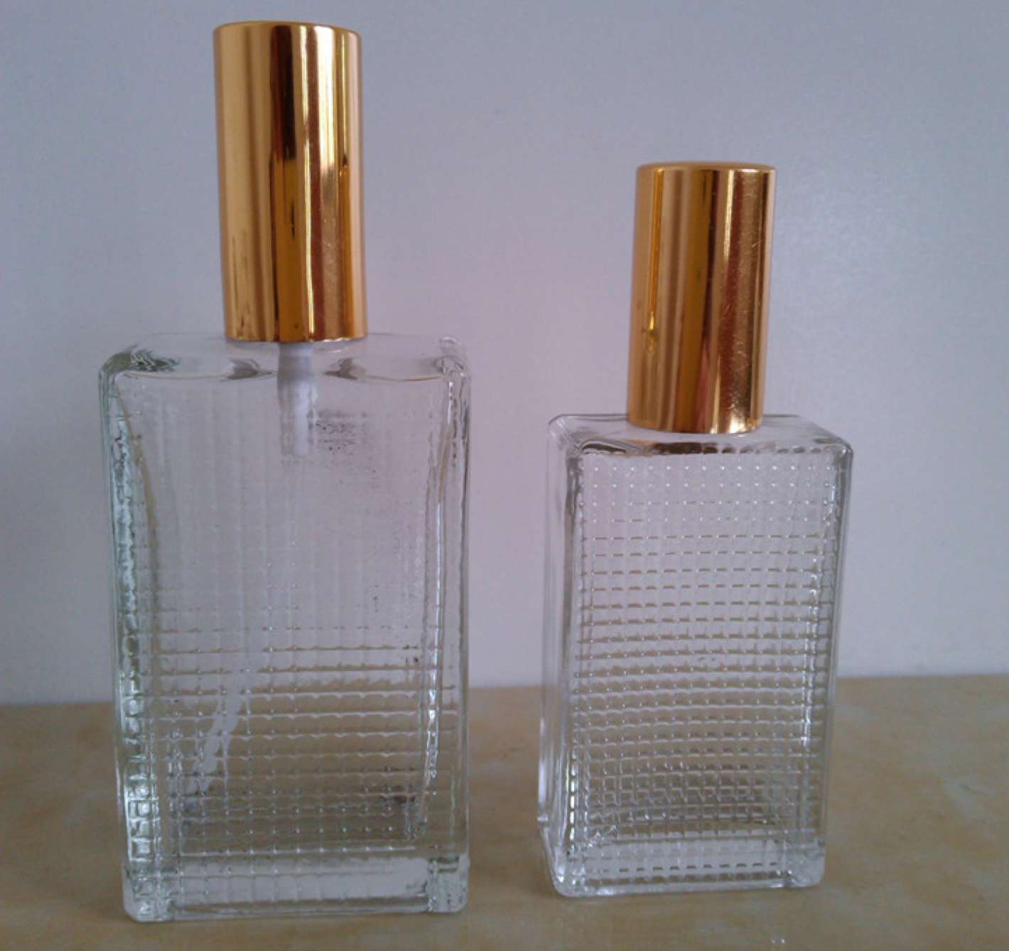 30ml 50ml square glass empty perfume bottle