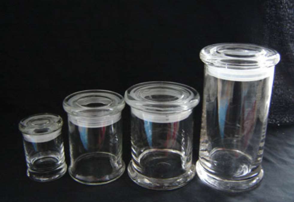 8oz Decorative Airless Glass Candle jar