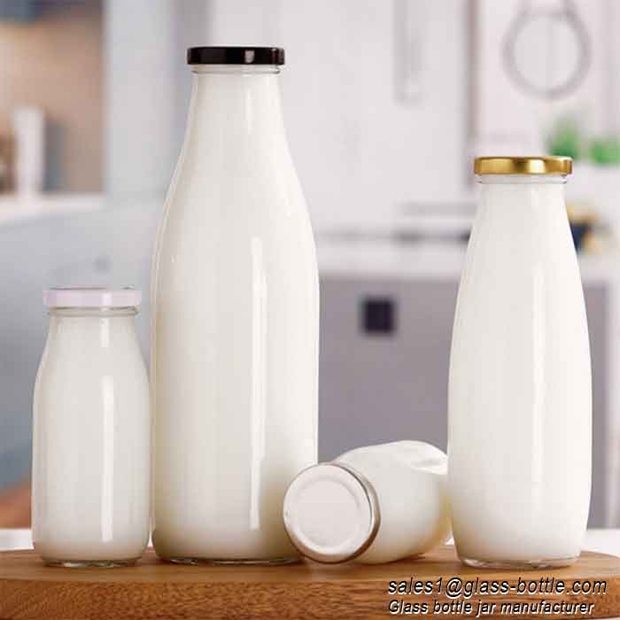 1000ml milk glass bottle
