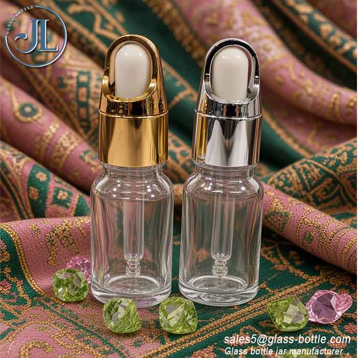 10ml essential oil bottle with basket pipette dropper