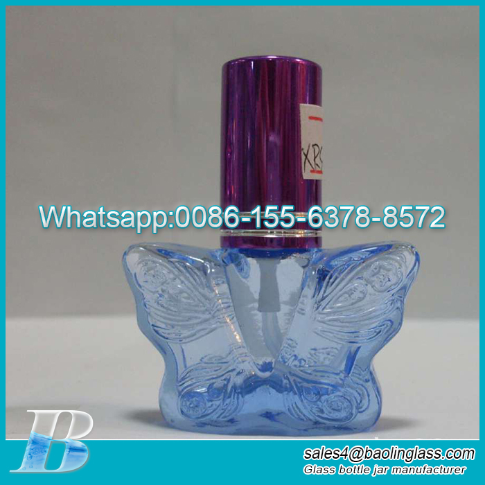 10ml butterfly blue perfume bottle