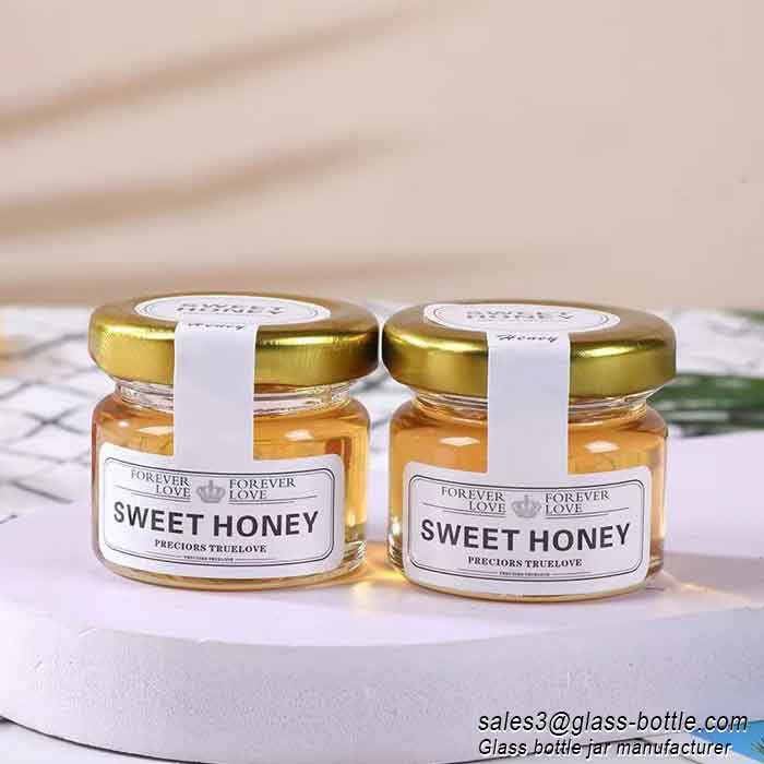 25ml mini glass honey jar glass jam jar