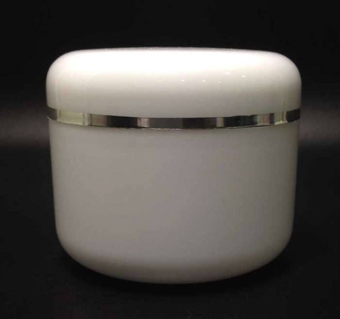 Cosmetic white 50g PP cream jar