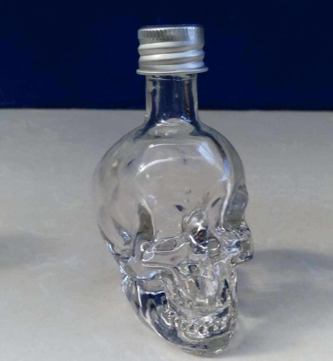 50ml skull perfume glass bottle