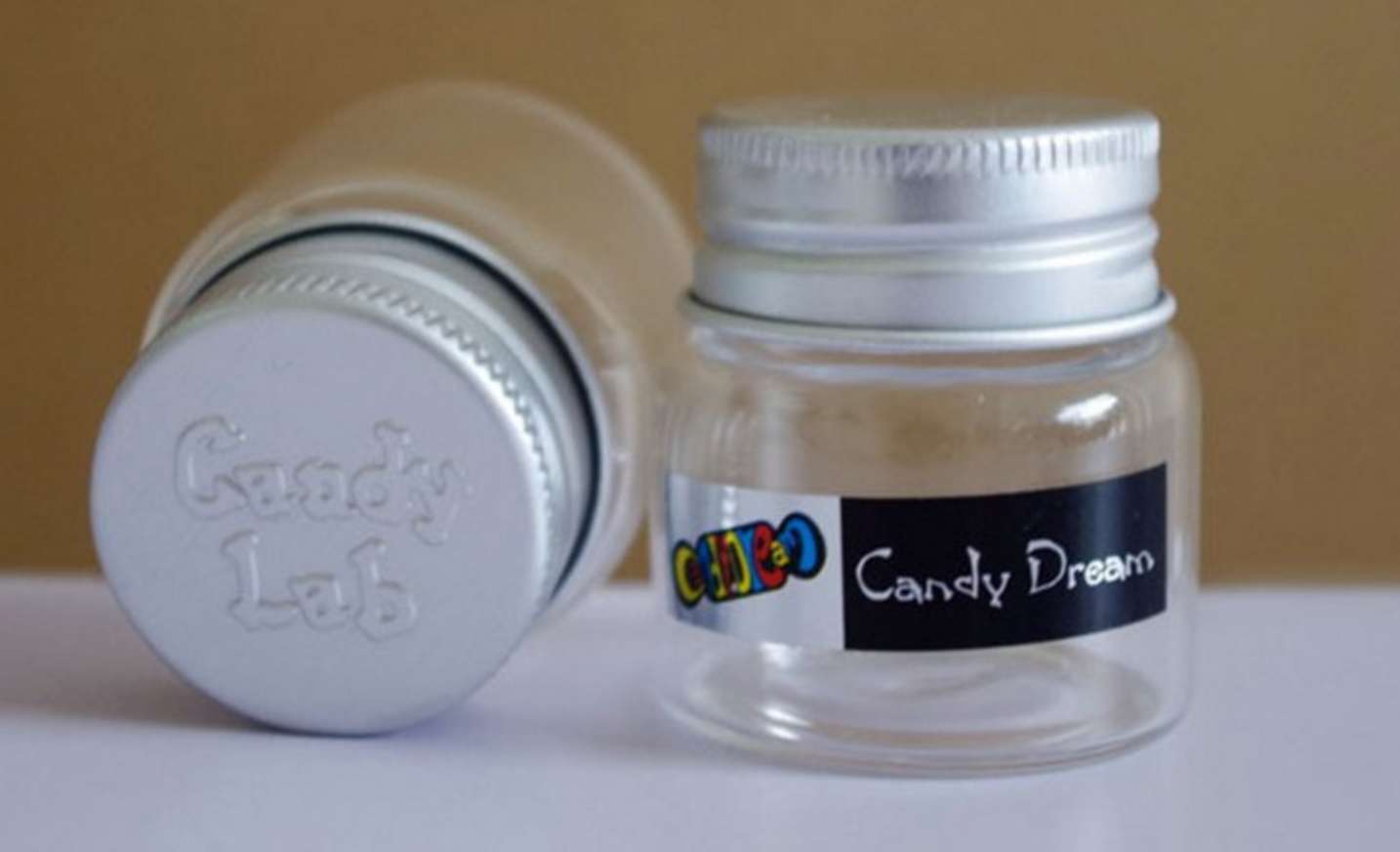 small glass candy lab jar food graded mini glass jars 10ml