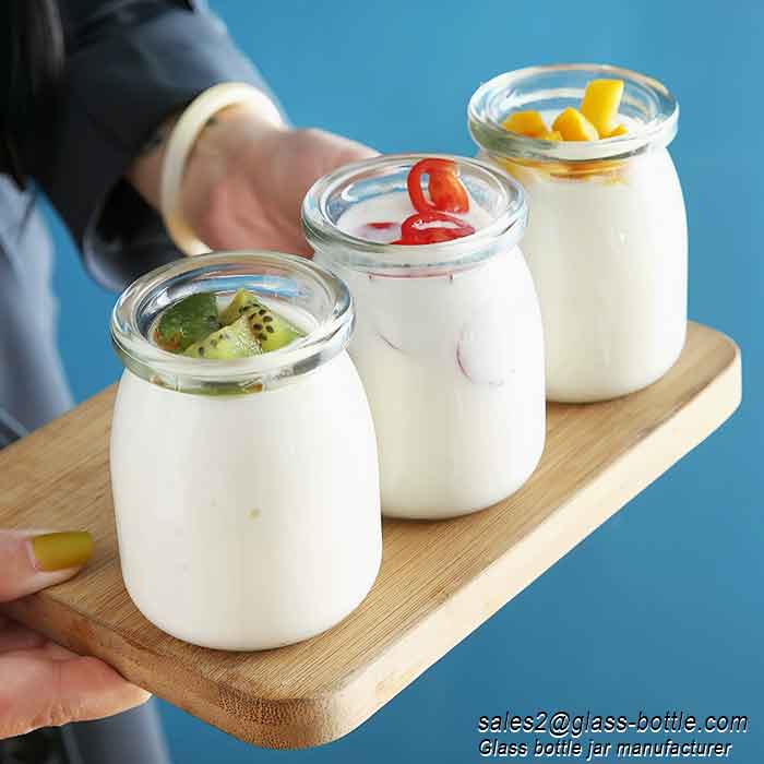 Empty Pudding Glass Container Wholesale