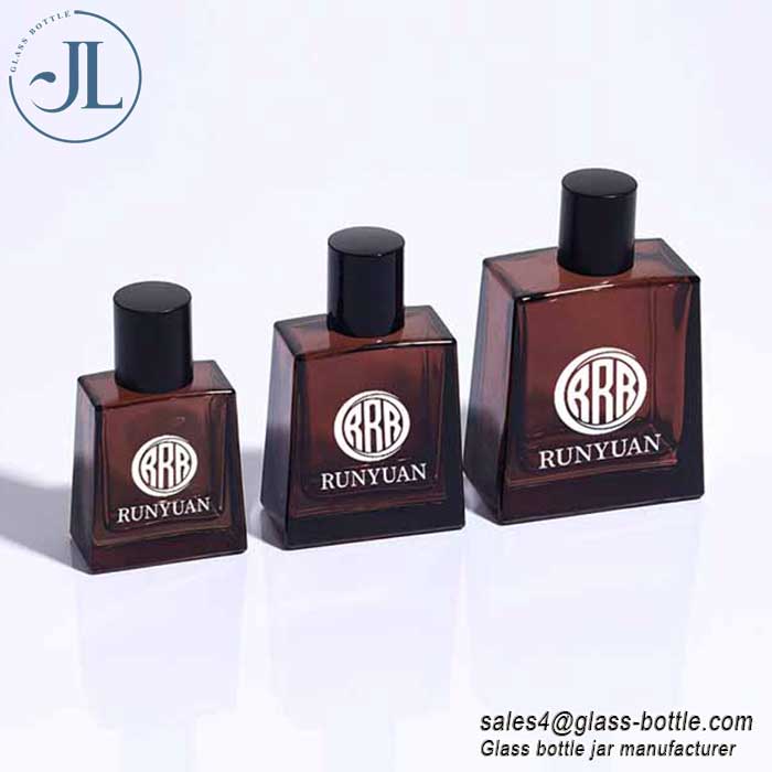 Unique Geometric Design in Perfume Bottles Custom Trapezoid Perfume Bottle