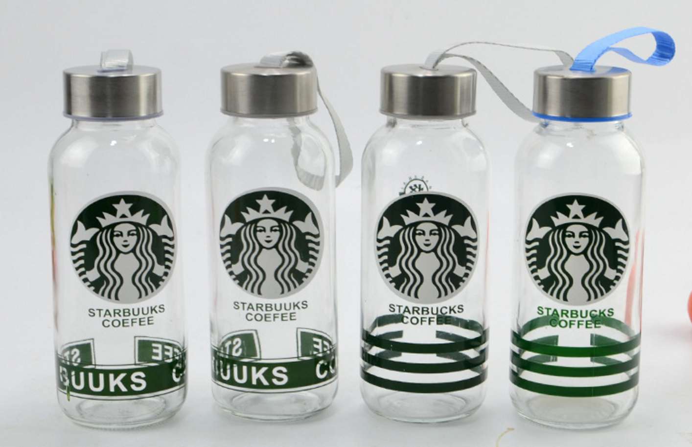 300ml Starbucks Glass Water Bottle
