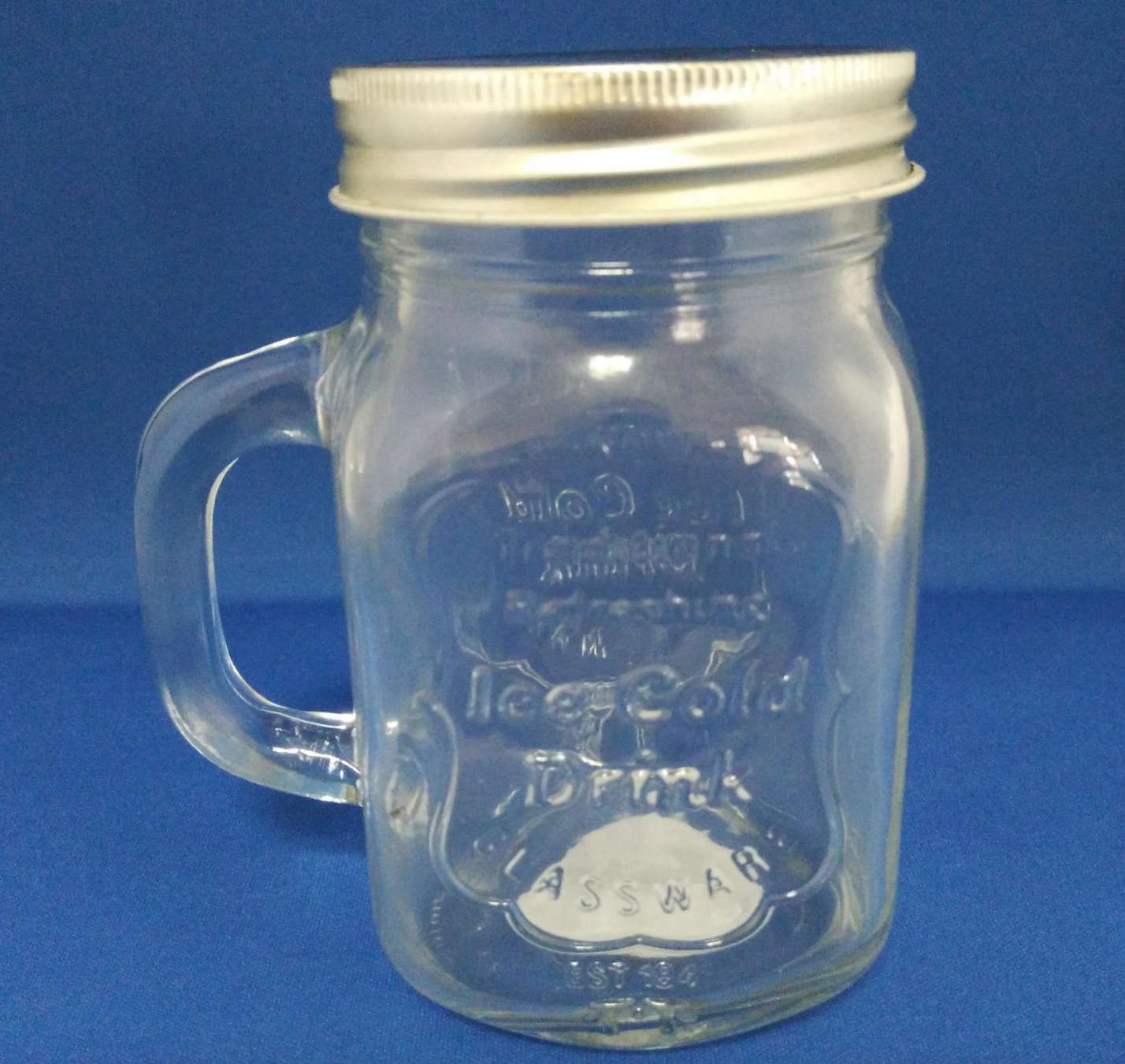 16oz 480ml logo printing drinking glass mason jar