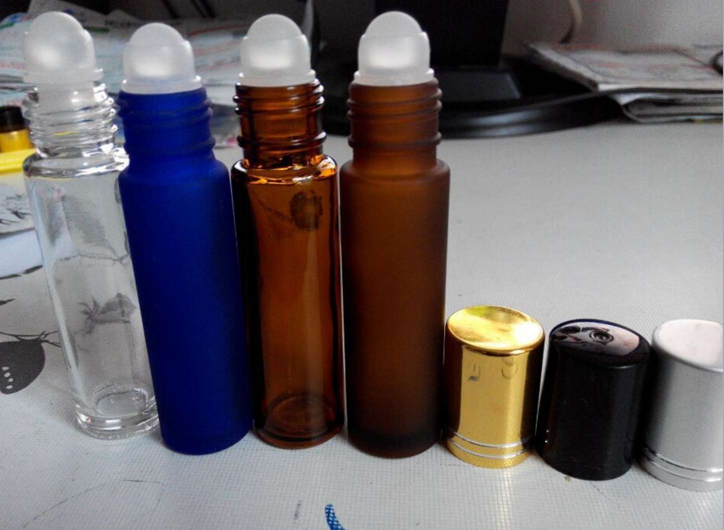 10ml glass roll on bottle for essential oil