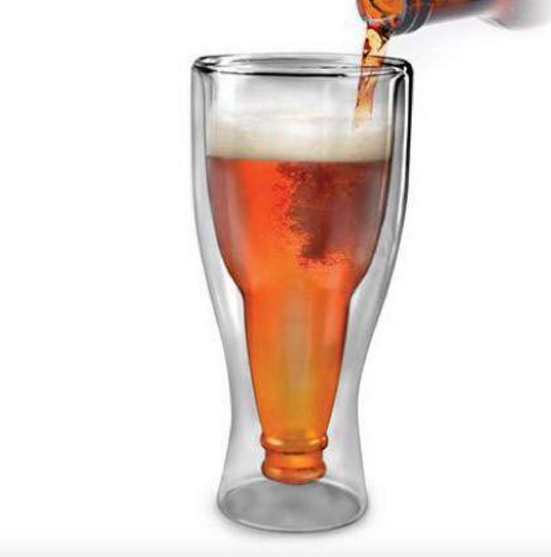 12 Ounce Double-Wall Insulated beer glass cup