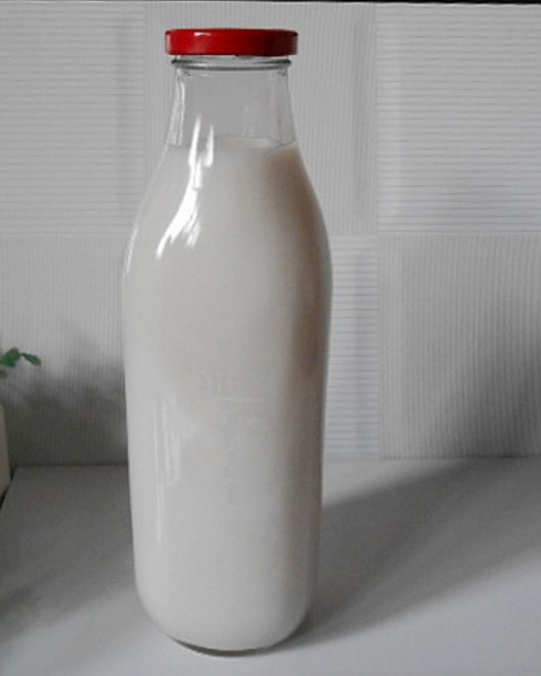 1000ml 1L 32oz Clear Round Milk Bottle