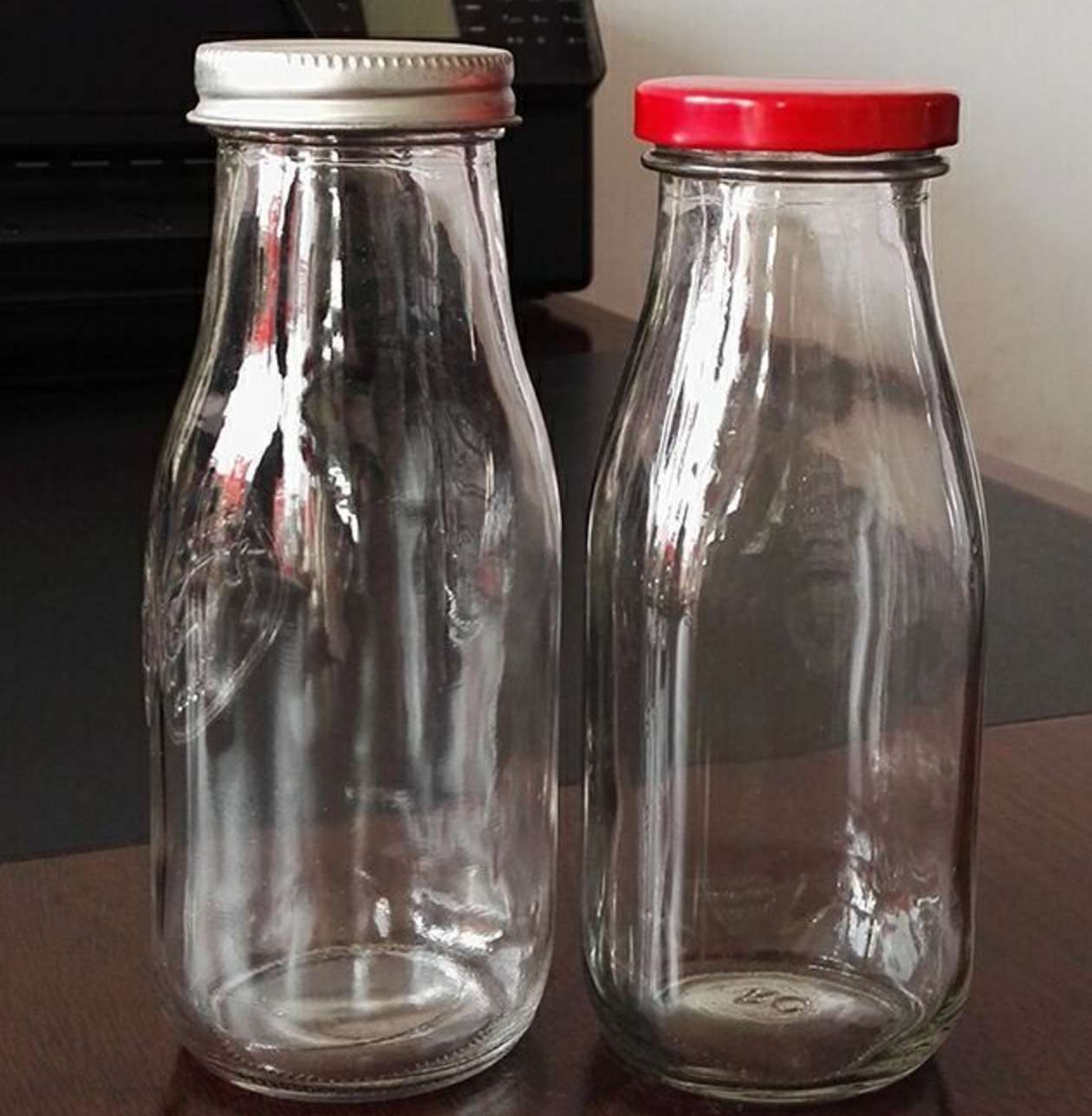 starbucks glass milk bottles