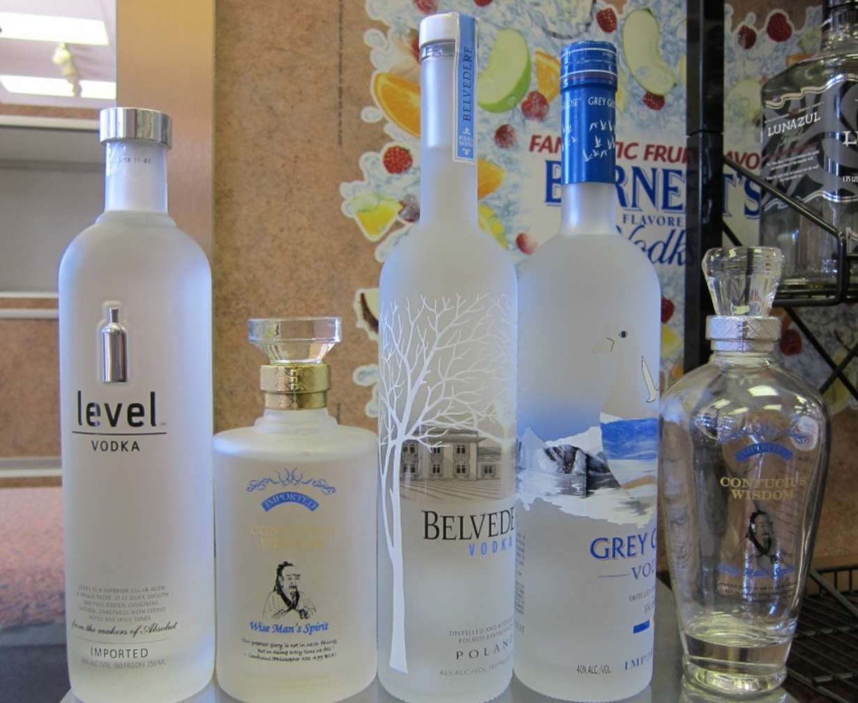 wholesale grey goose frosted vodka glass bottle 750ml