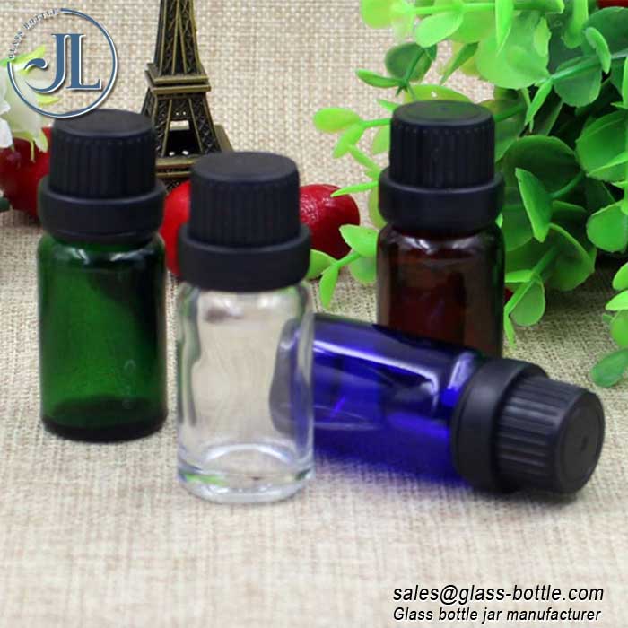 3.3oz 10ml green glass liquor empty jar with tamper evident cap