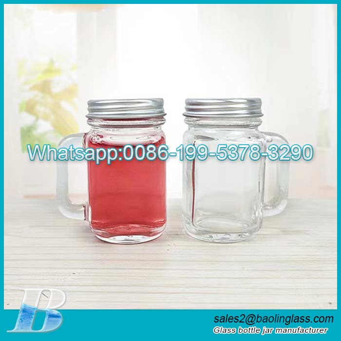 2oz Mini glass mason jar shot