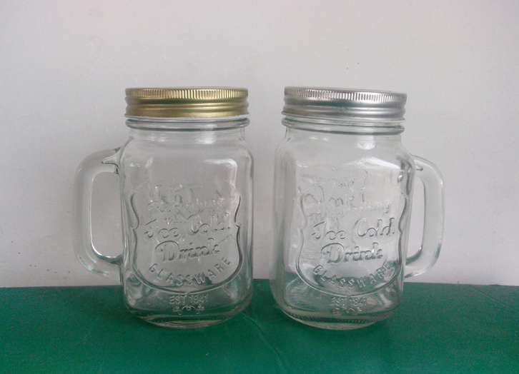 16 oz mason jars with handles