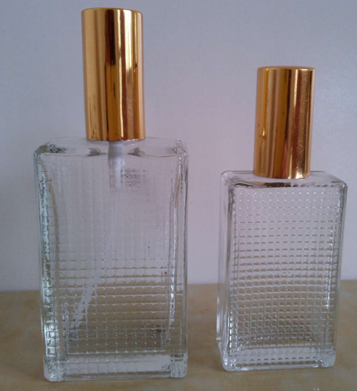 50ml 100ml square glass perfume bottle