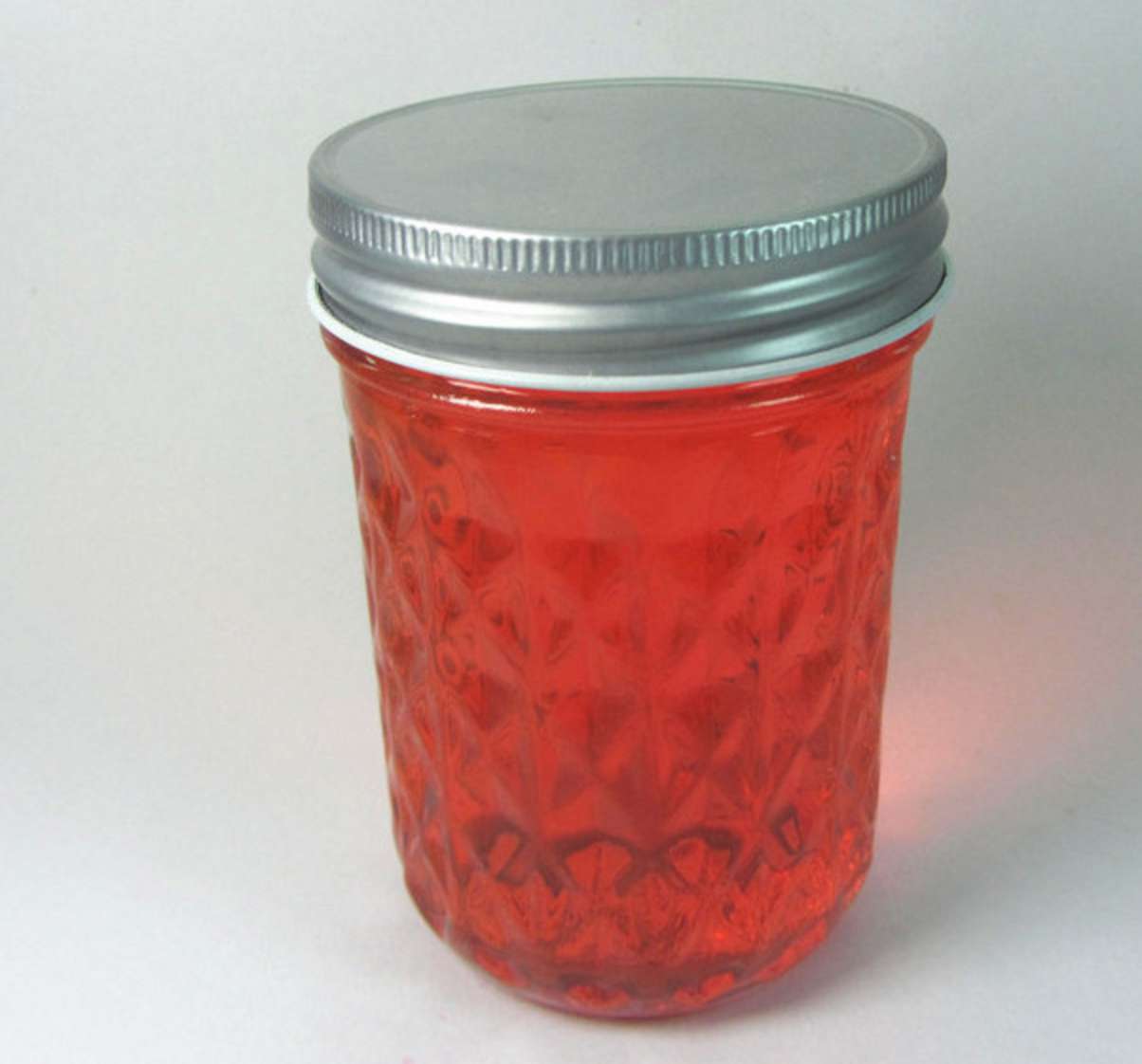 8oz ball glass mason jar with metal lid