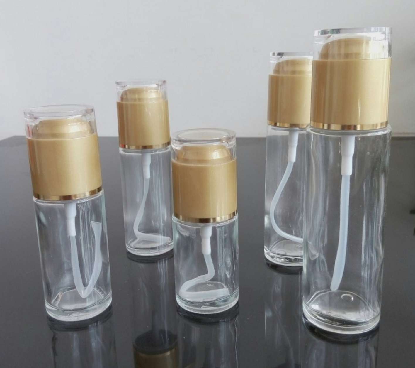 2oz cylinder round cosmetic foundation bottles