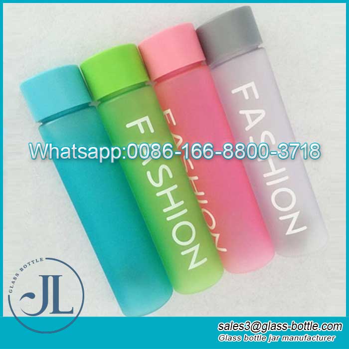 Wholesale customized plastic straight sports water cup with printable LOGO