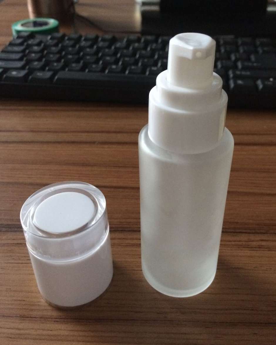 50ml frosted glass lotion/toner/serum bottle