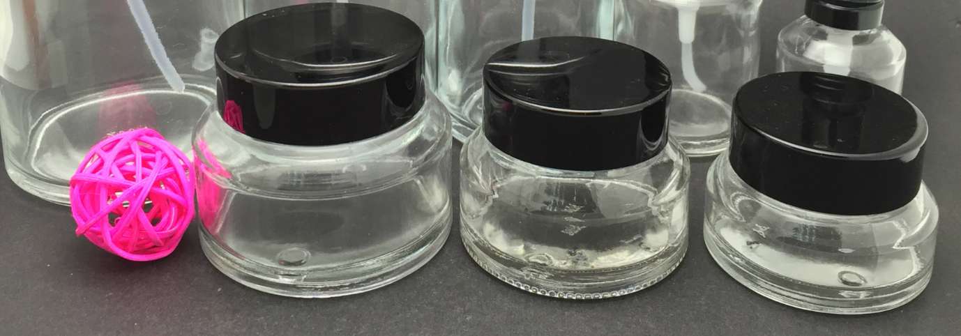 1/2oz 15g glass jar for facial cream