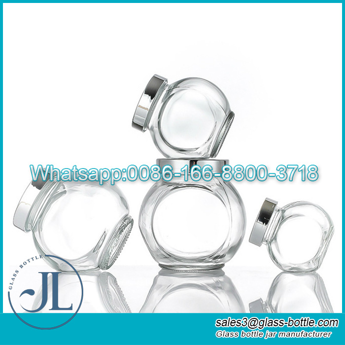180ml-oblate-glass-candy-honey-jars