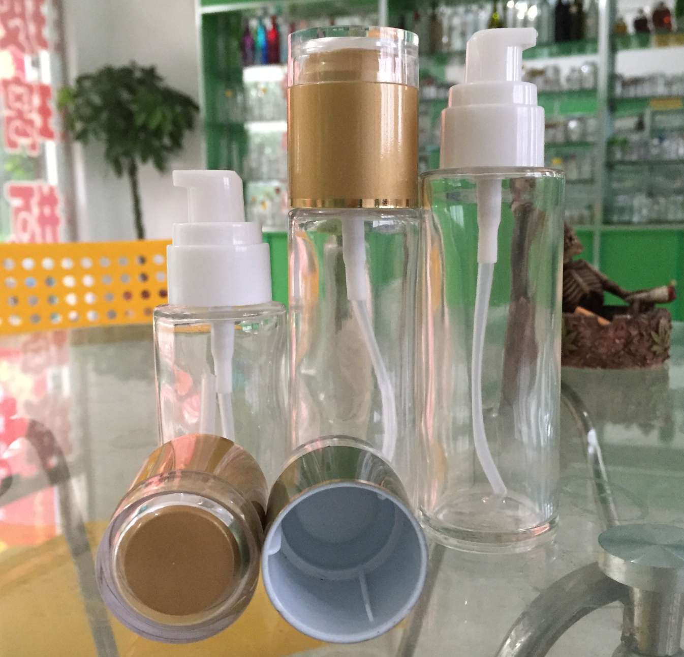 60ml cosmetic lotion/liquid foundation/toner glass bottle