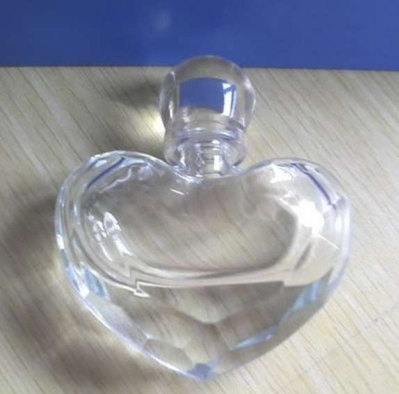 30ml premium heart shape glass perfume bottle