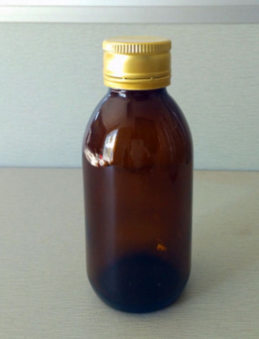 60ml 100ml 125ml 150ml dry syrup amber glass bottle