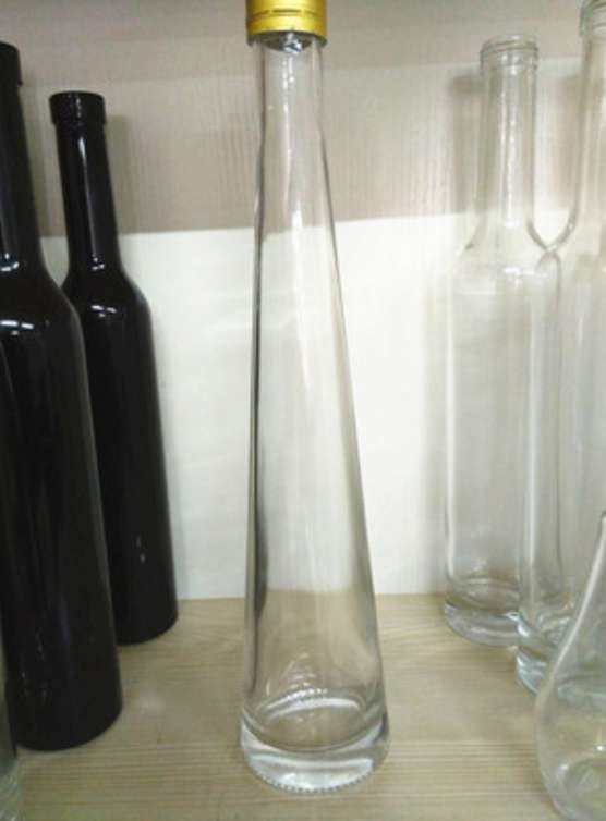 375ml 12.5oz cone shaped ice wine juice glass bottle