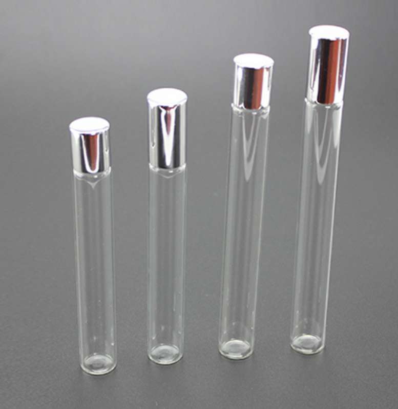 10ml Tall slim roll on bottle 1/3 slinder roller jar