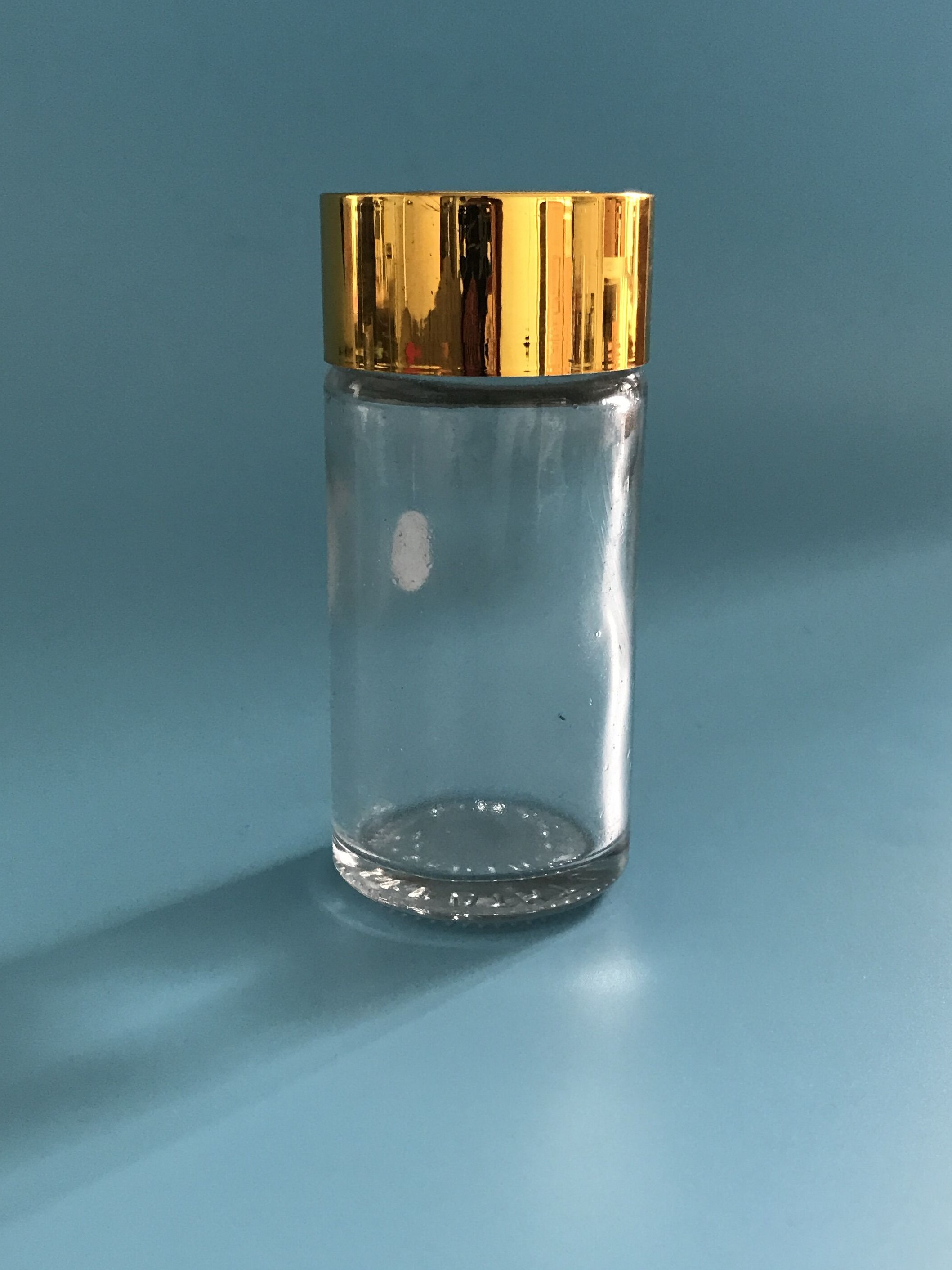 2oz 60ml straight side glass jar for health products