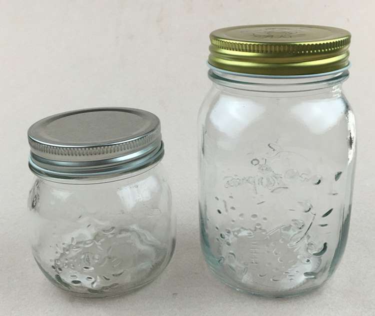 300ml 500ml Food Preserve Glass Canister Jars