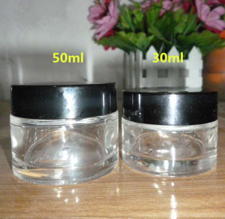 50ml frosted face cream jar