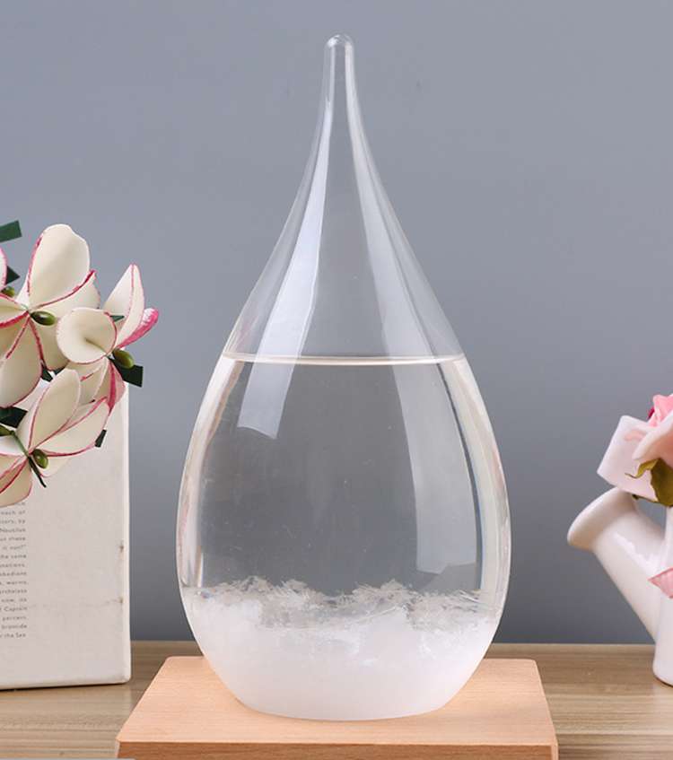 Weather Storm Glass Drop Weather Forecast Water Drops Shape