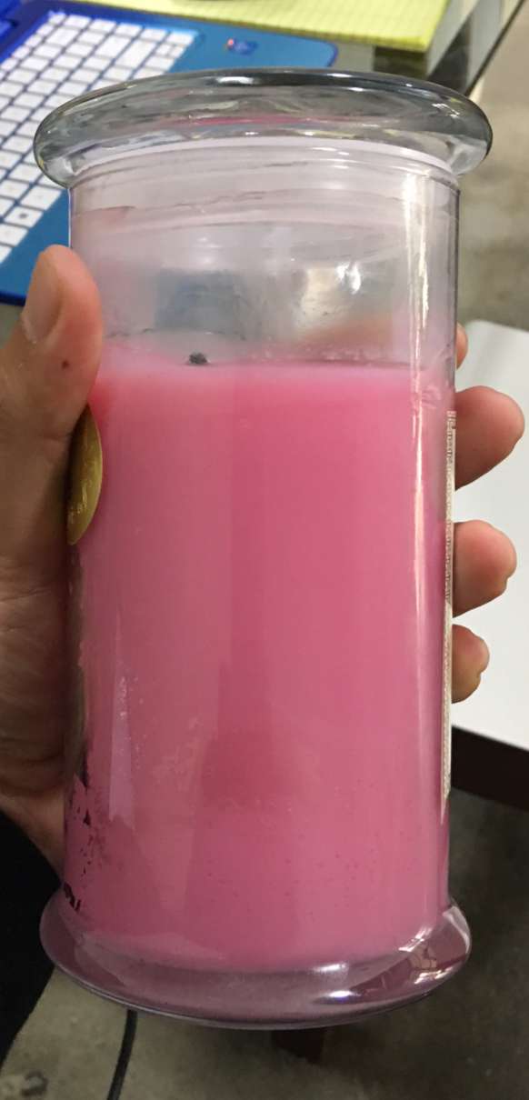 20oz 600ml glass candle jar