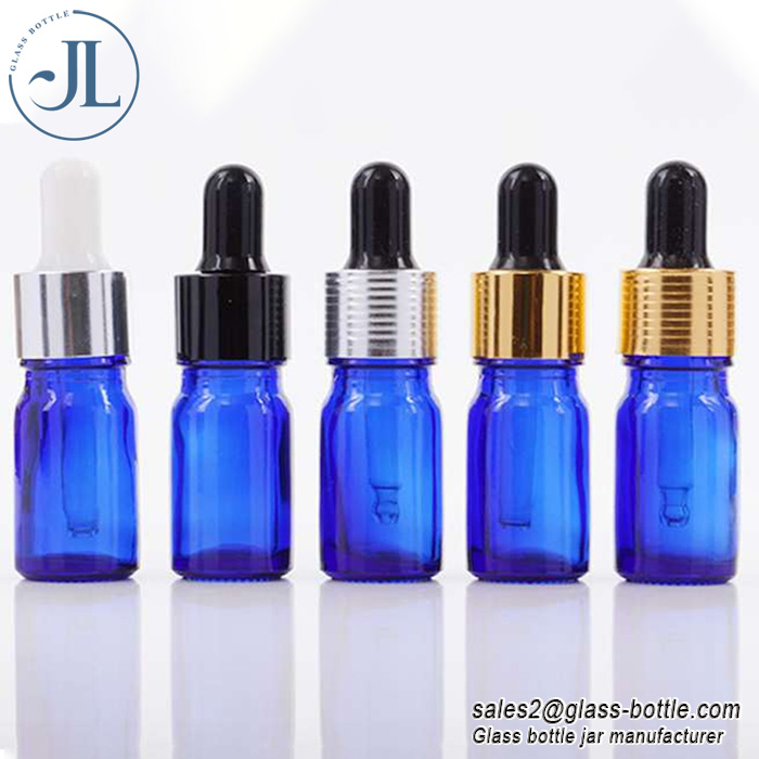 5ml Cobalt Blue Dropper Bottle