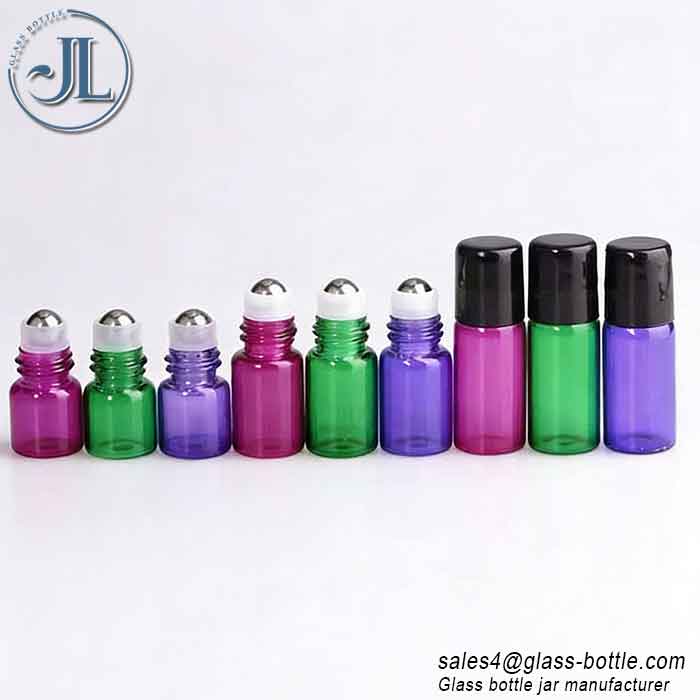 Where to buy Boho Style Cute Vibrant Colored Glass Roller Bottles