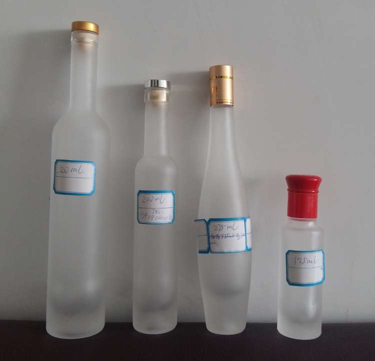 275ml 500ml frosted glass bottle