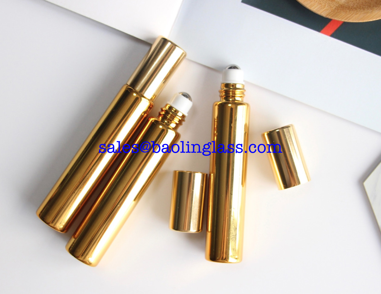 10ml Electroplating gold roll on bottle