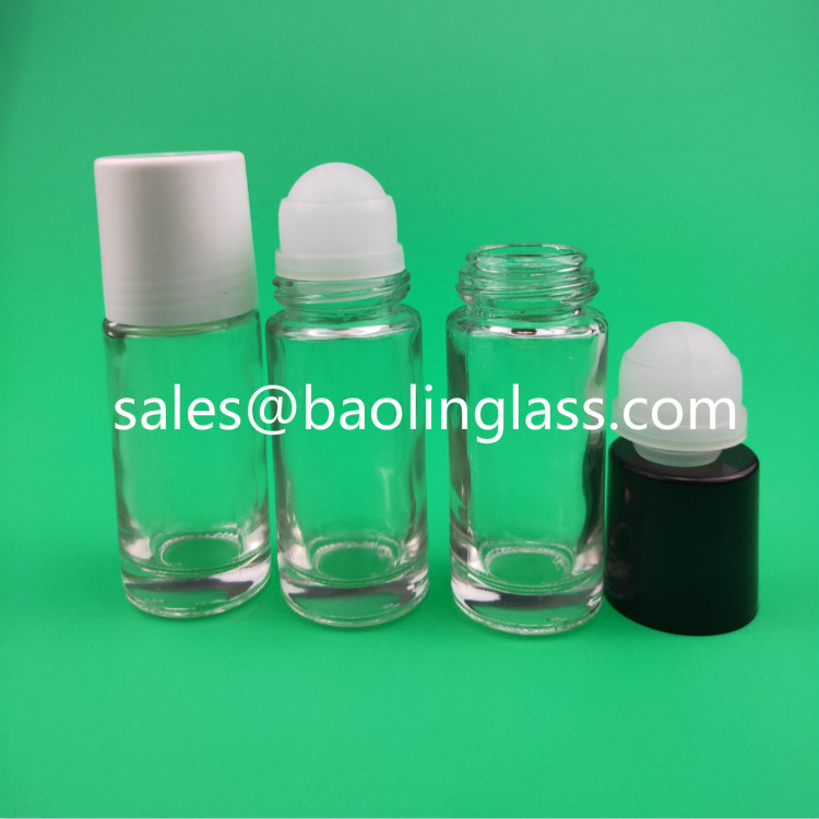 50ml Deodorant roll on glass bottle