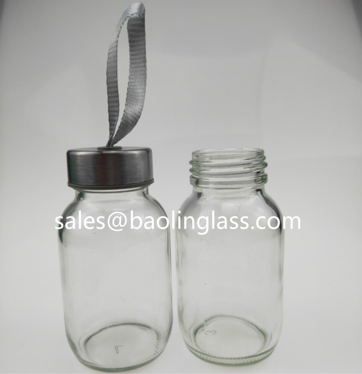 150ml Glass bottle for milk tea & coffee & juice