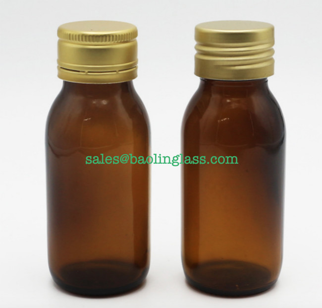 60ml syrup glass bottle